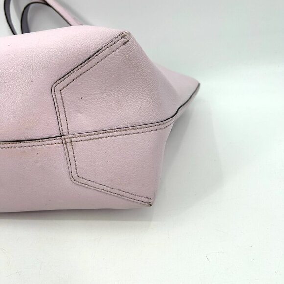 KATE SPADE Light Purple Lavender 100% Leather All Day Tote Bag Purse - Picture 12 of 16